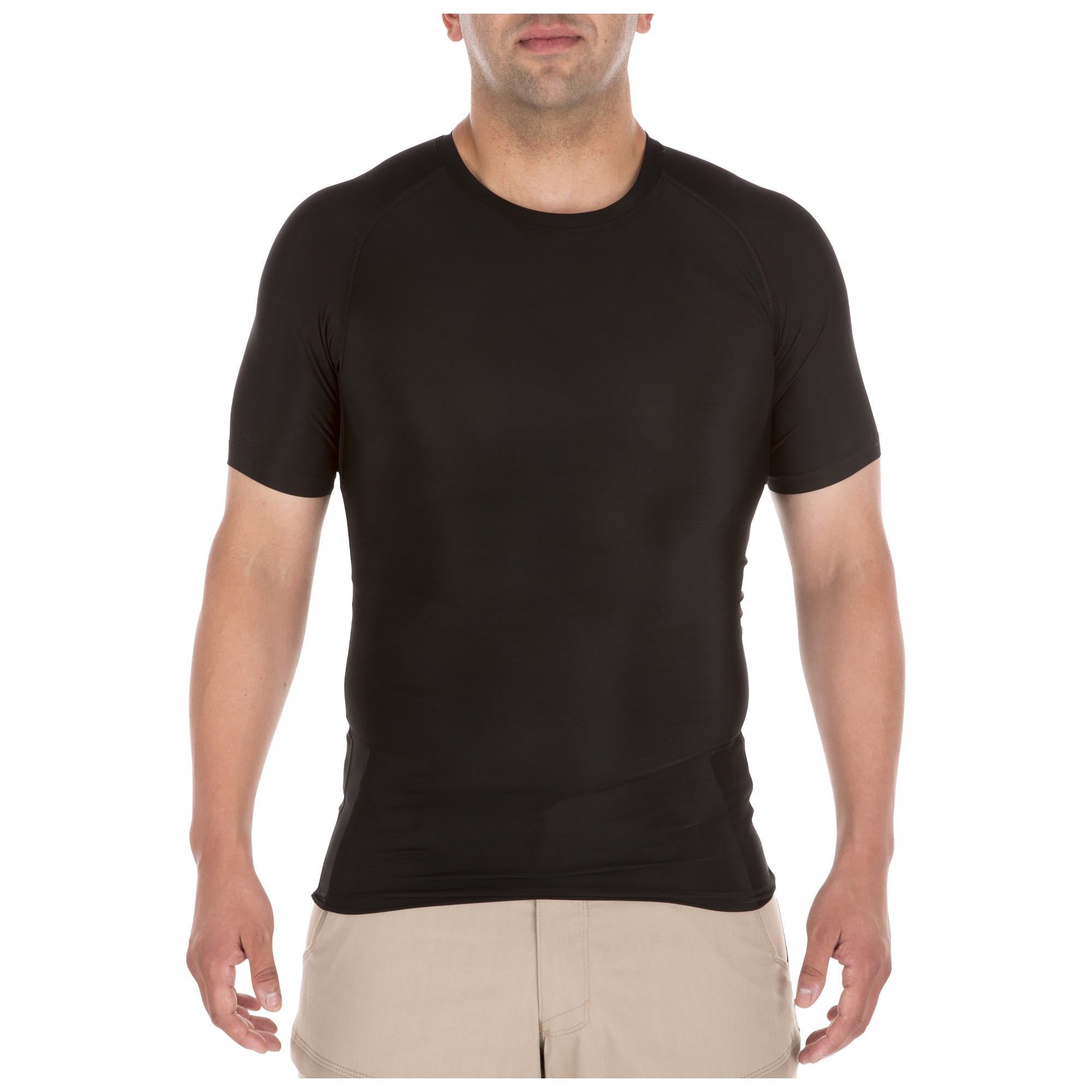 5.11 Tight Crew Short Sleeve Shirt kortärmad tröja i Black