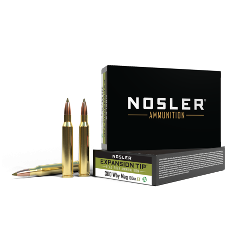 Nosler - Expansion Tip Ammunition - .300 Weatherby Magnum - 180gr - ET - 20/ask
