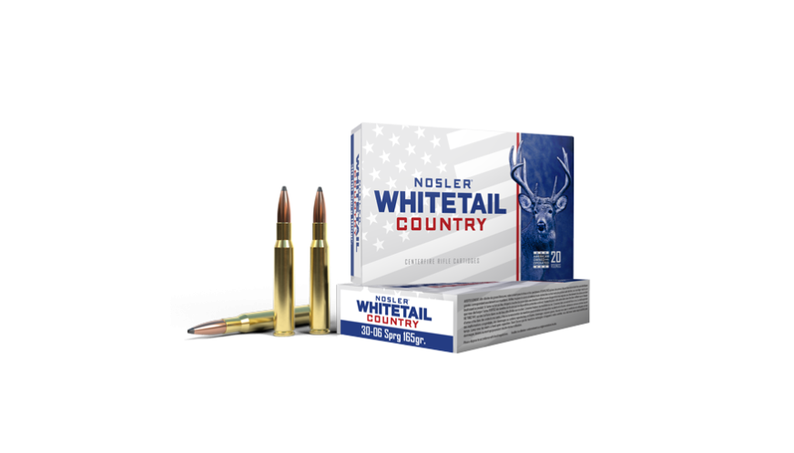 Nosler - Whitetail Country Ammunition - 30-06 Sprg - 165gr - SB SP - 20/ask