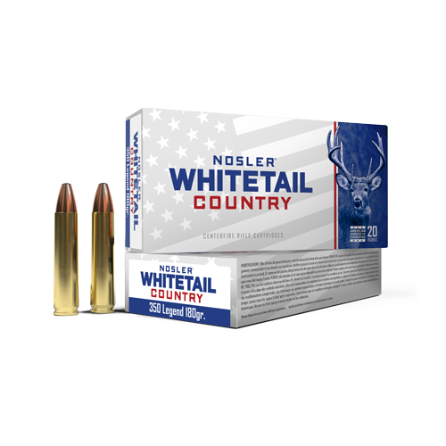 Nosler - Whitetail Country Ammunition - .350 Legend - 180gr - SW - 20/ask