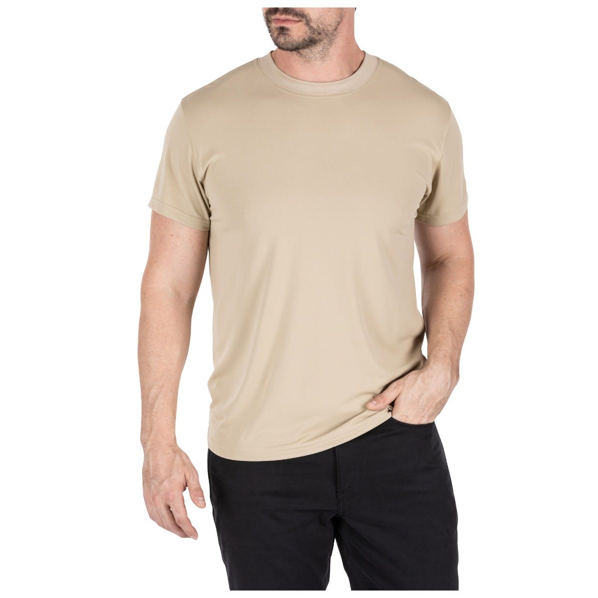 5.11 Performance Utili-T Short Sleeve 2-Pack T-shirts i ACU Tan