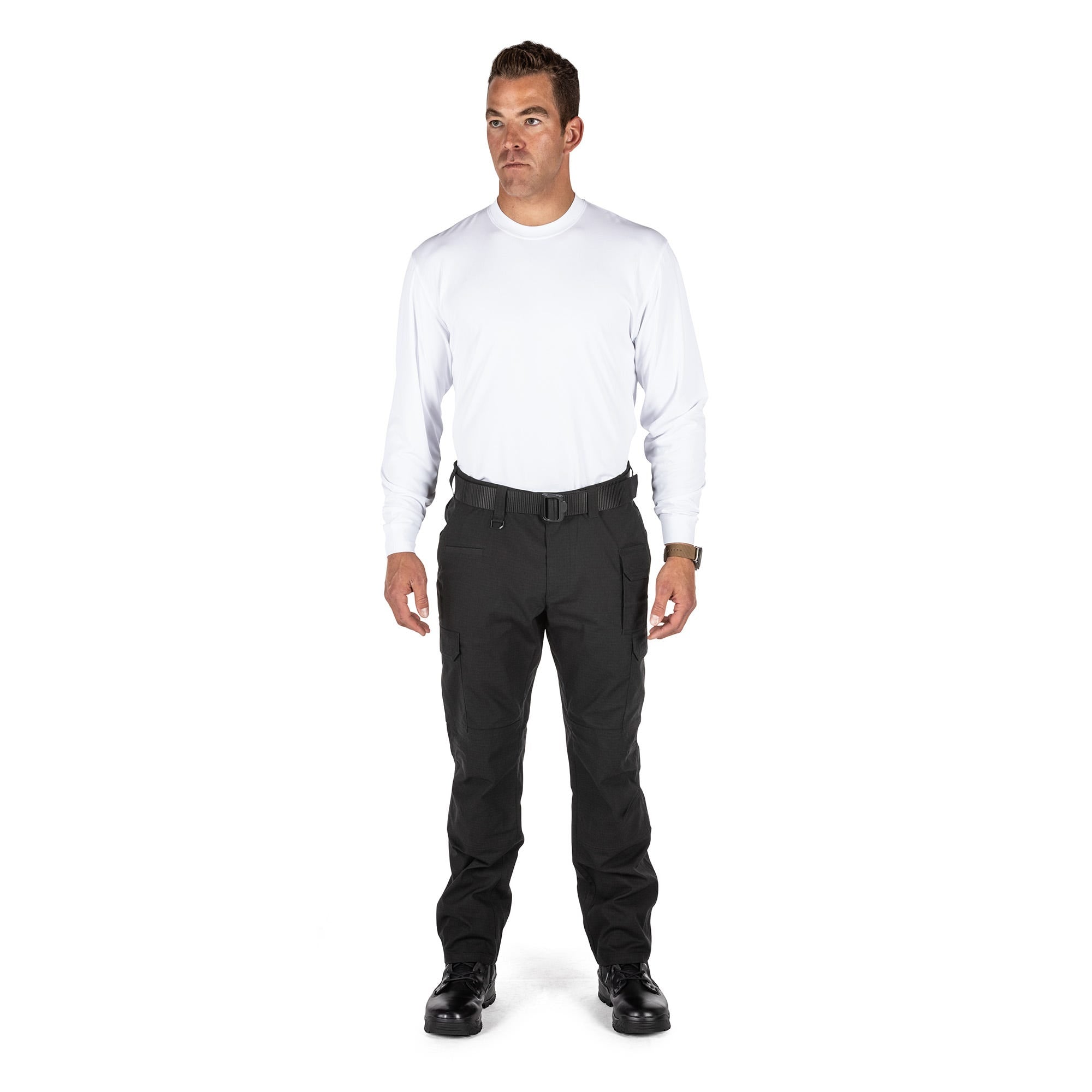 5.11 Performance Utili-T Long Sleeve 2-Pack, långärmade T-shirts i White