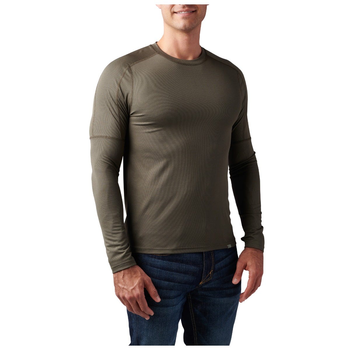 5.11 Tropos Baselayer L/S Top i Ranger Green – långärmad baselayertröja