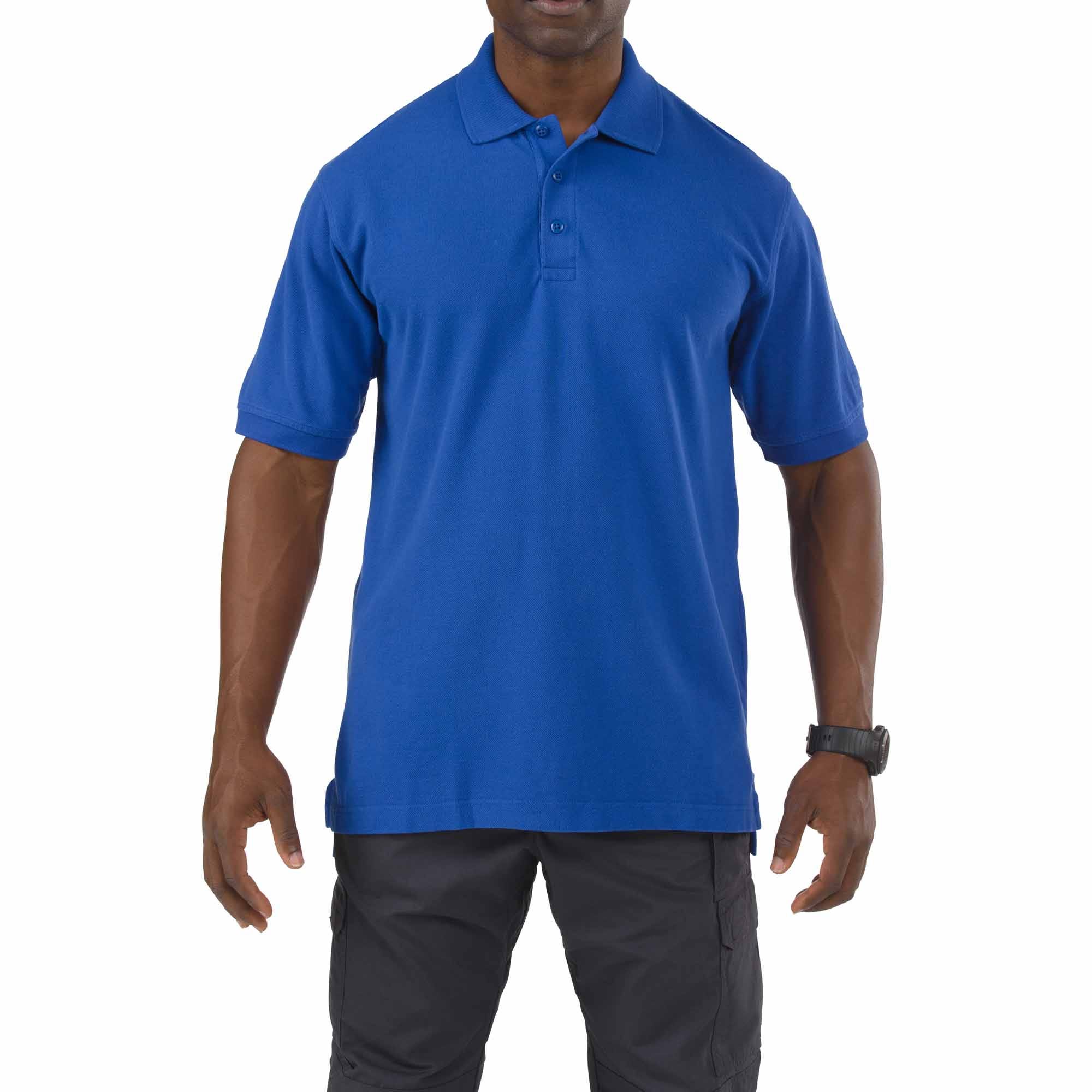 5.11 Tactical Professional Short Sleeve Polo i Academy Blue