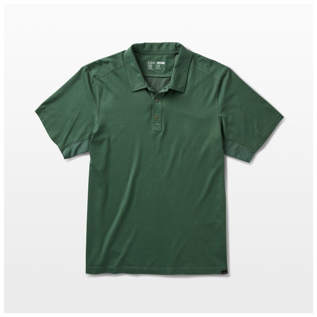 5.11 Tactical Archer Crest kortärmad pikétröja i Greenstone
