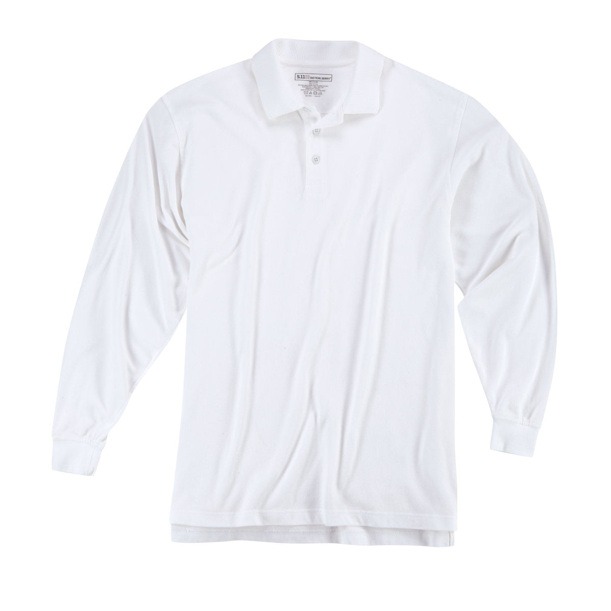 5.11 Professional Long Sleeve Polo i White