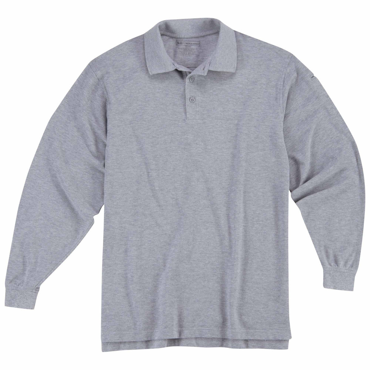 5.11 Professional Long Sleeve Polo i Heather Gray