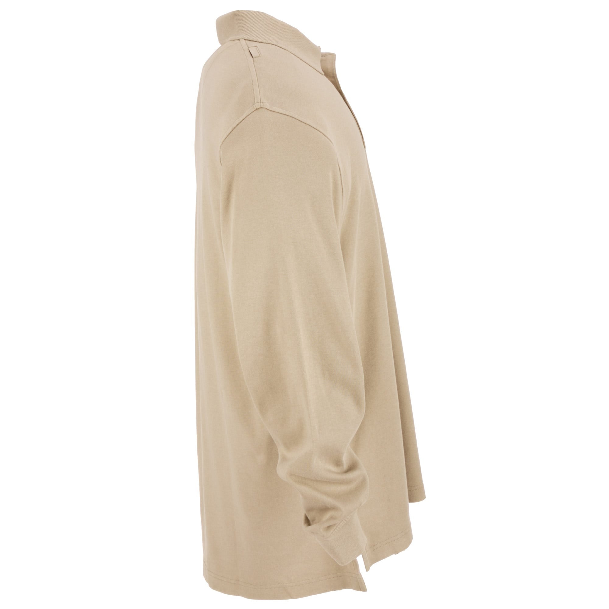 5.11 Professional Long Sleeve Polo i Silver Tan
