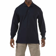 5.11 Professional Long Sleeve Polo i Dark Navy