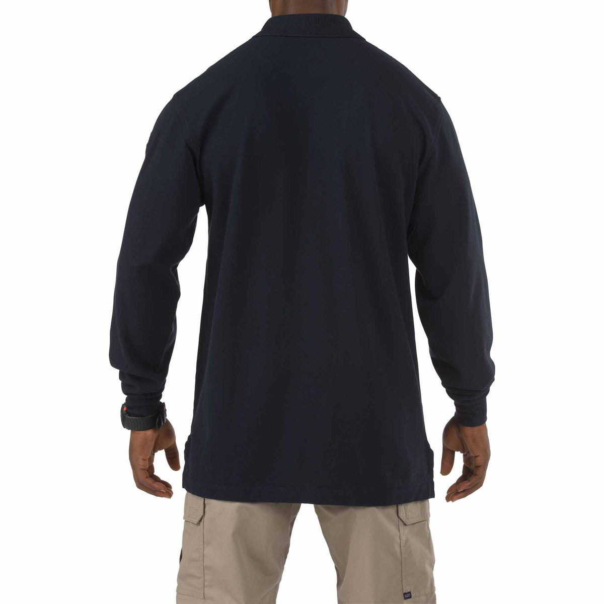 5.11 Professional Long Sleeve Polo i Dark Navy