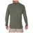 5.11 Triblend Legacy långärmad T-shirt i Military Green Heather med rund hals och modern passform