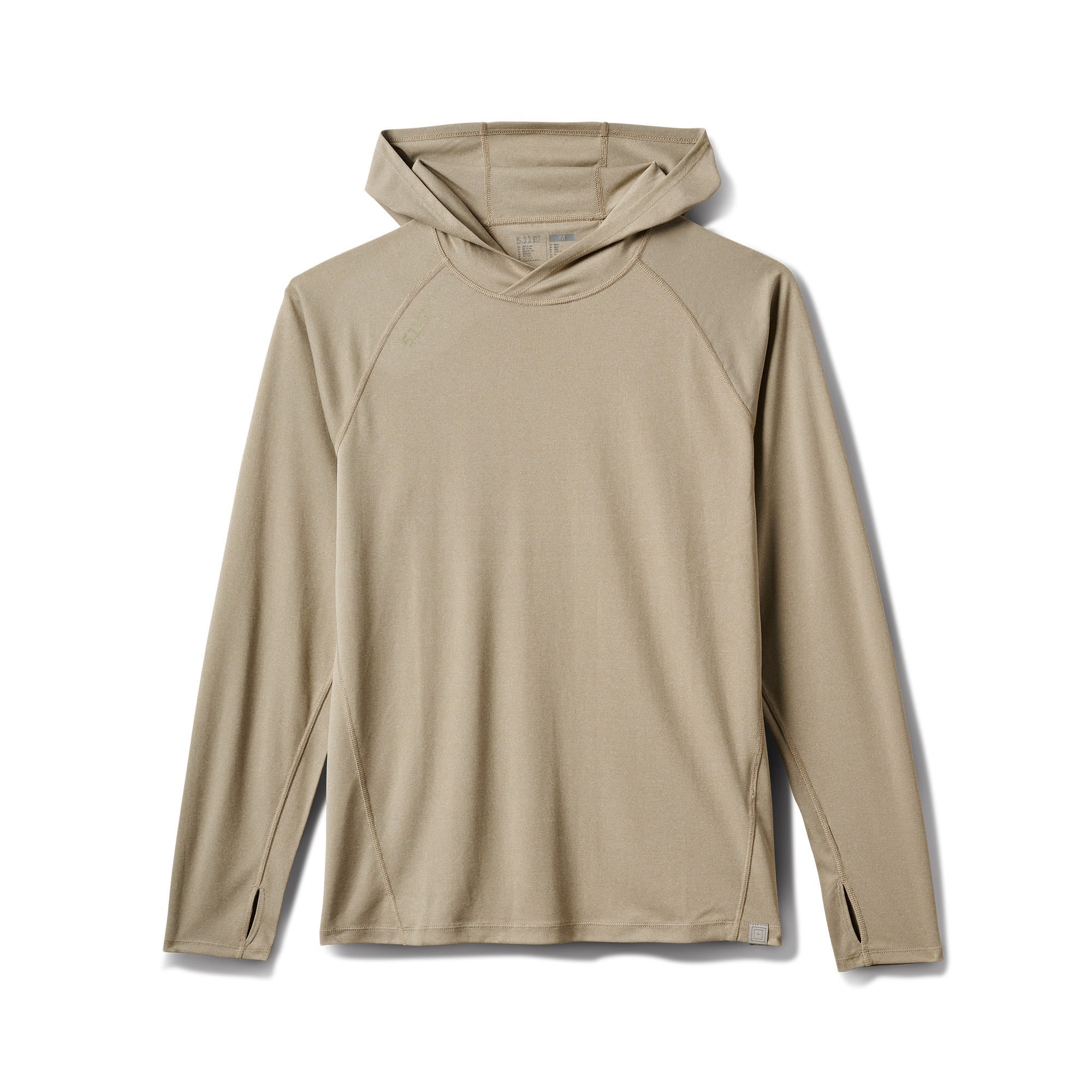 5.11 Sulli UV Hooded Long Sleeve med huva i Cvrt Grn Htr