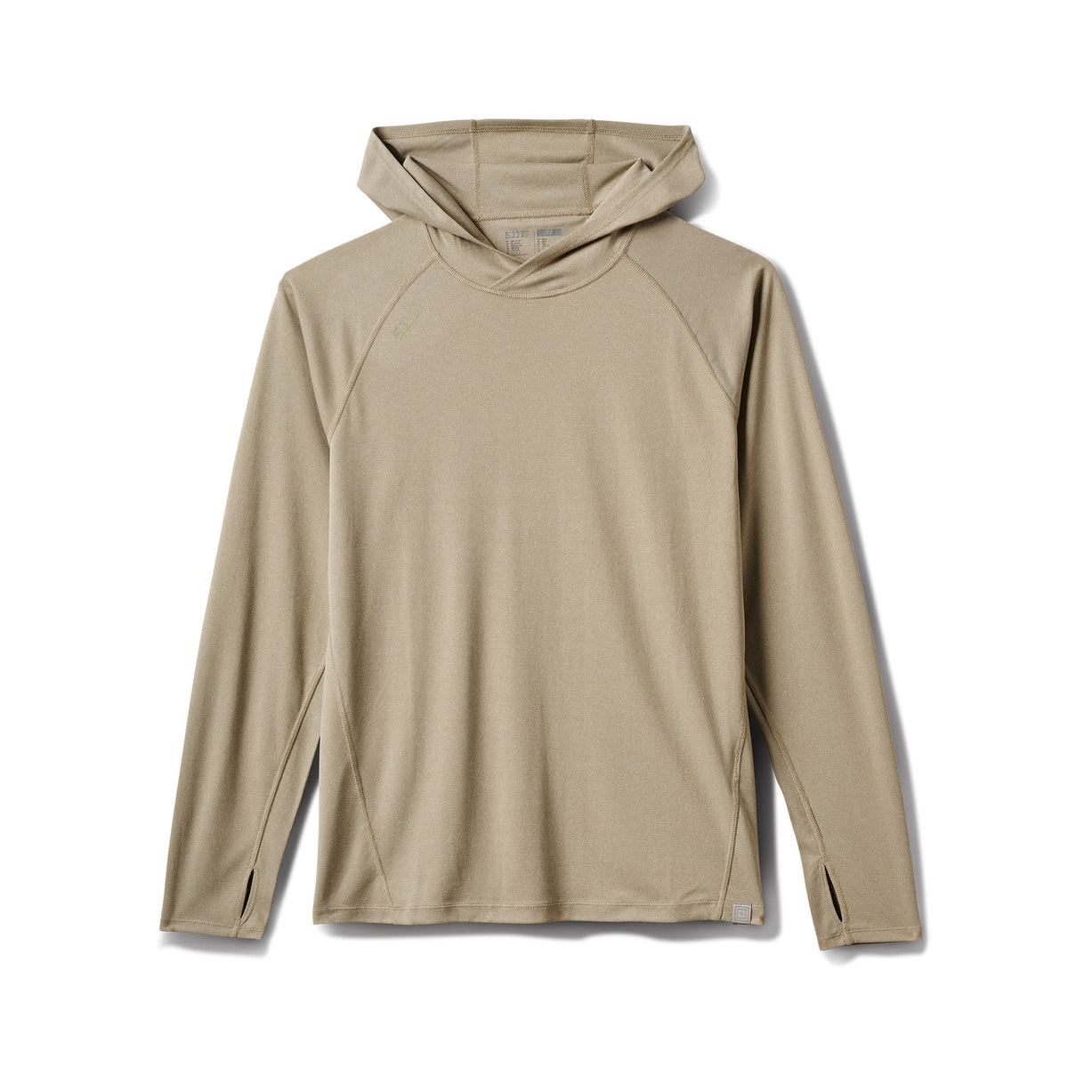 5.11 Sulli UV Hooded Long Sleeve med huva i Cvrt Grn Htr