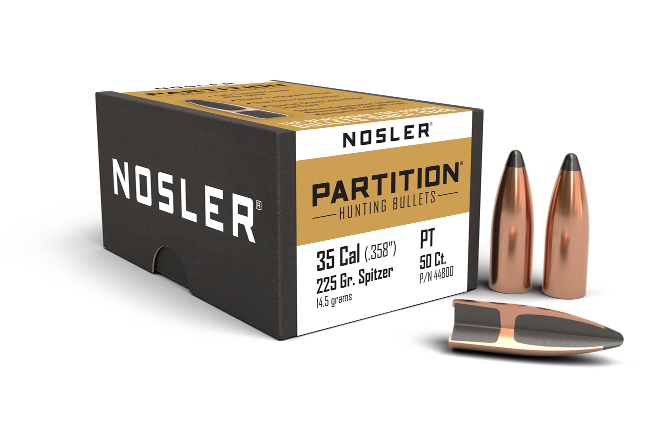 Nosler - Kula - 35 Caliber (.358) - 225gr - Partition - 50st/ask