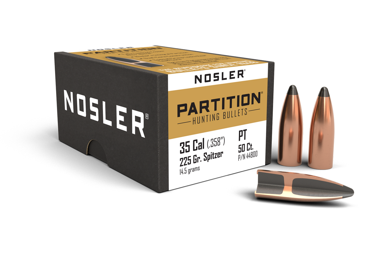 Nosler - Kula - 35 Caliber (.358) - 225gr - Partition - 50st/ask