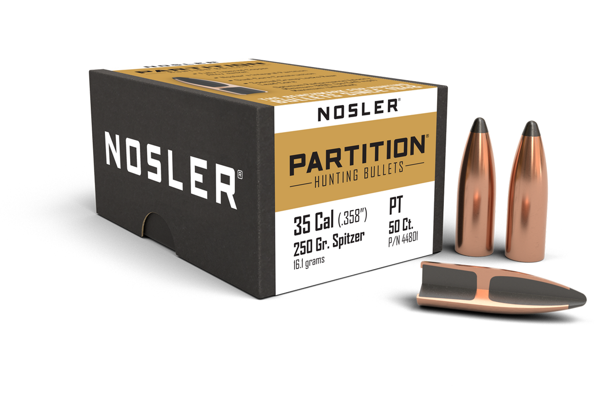 Nosler - Kula - 35 Caliber (.358) - 250gr - Partition - 50st/ask