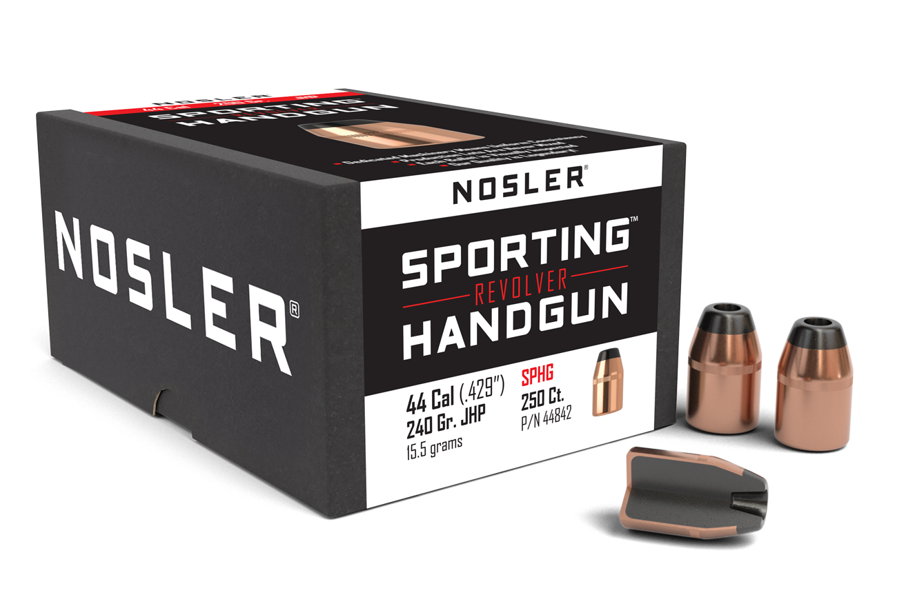 Nosler - Kula - 44 Caliber (.429) - 240gr - Sporting Handgun Jacketed Hollow Point - 250st/ask