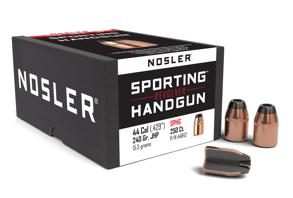Nosler - Kula - 44 Caliber (.429) - 240gr - Sporting Handgun Jacketed Hollow Point - 250st/ask