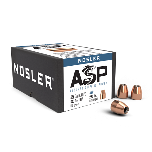 Nosler - Kula - 45 Caliber (.451) - 185gr - Jacketed Hollow Point - 250st/ask
