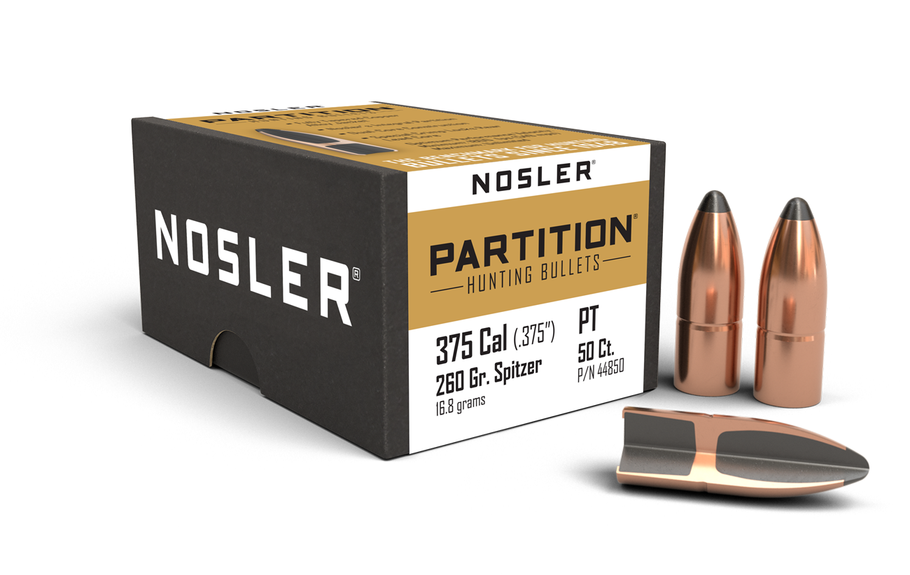 Nosler - Kula - 375 Caliber (.375) - 260gr - Partition - 50st/ask