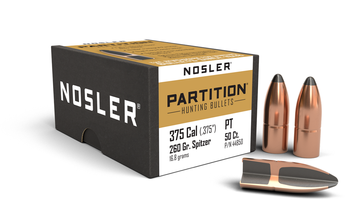 Nosler - Kula - 375 Caliber (.375) - 260gr - Partition - 50st/ask
