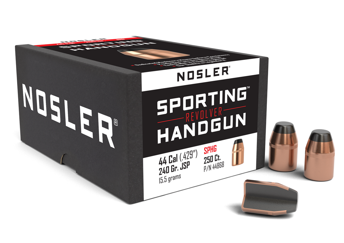 Nosler - Kula - 44 Caliber (.429) - 240gr - Sporting Handgun JSP - 250st/ask
