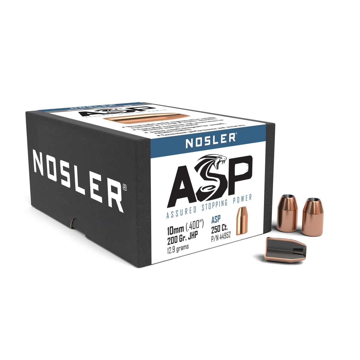 Nosler - Kula - 10mm - 200gr - Assured Stopping Power - 250st/ask