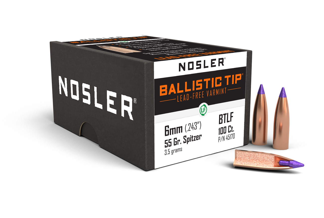 Nosler - Kula - 6mm - 55gr - Ballistic Tip Lead Free - 100st/ask