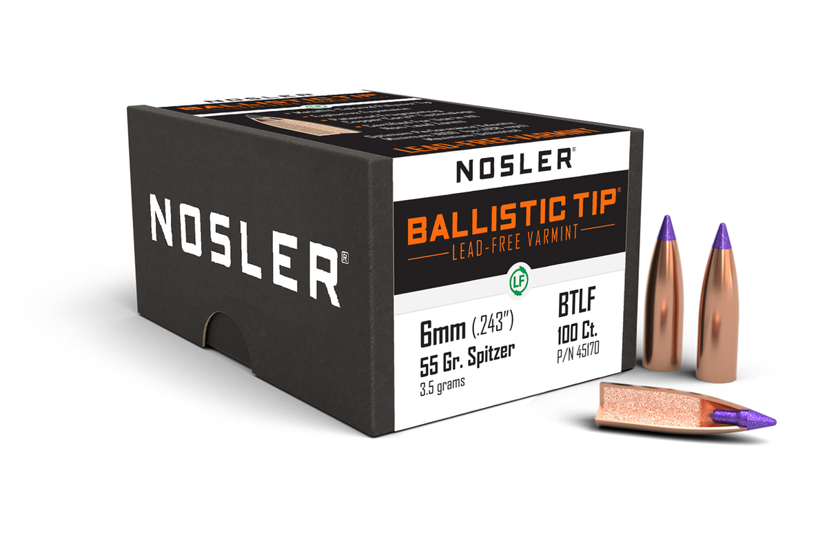 Nosler - Kula - 6mm - 55gr - Ballistic Tip Lead Free - 100st/ask