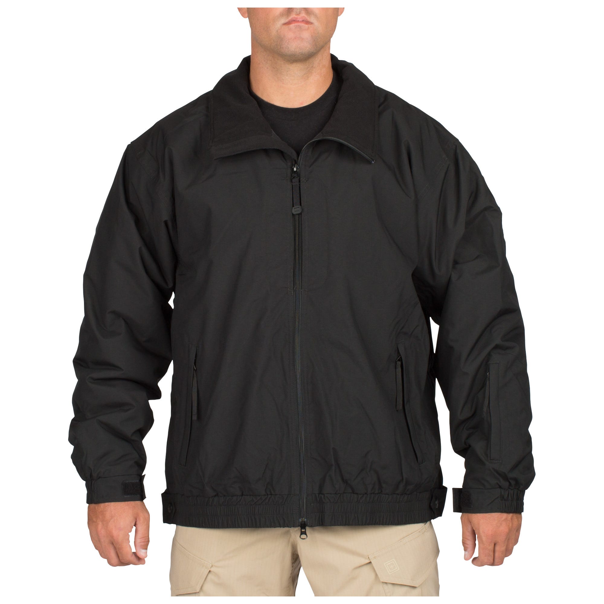 5.11 Tactical Big Horn Jacket Black med fickor och sidodragkedjor