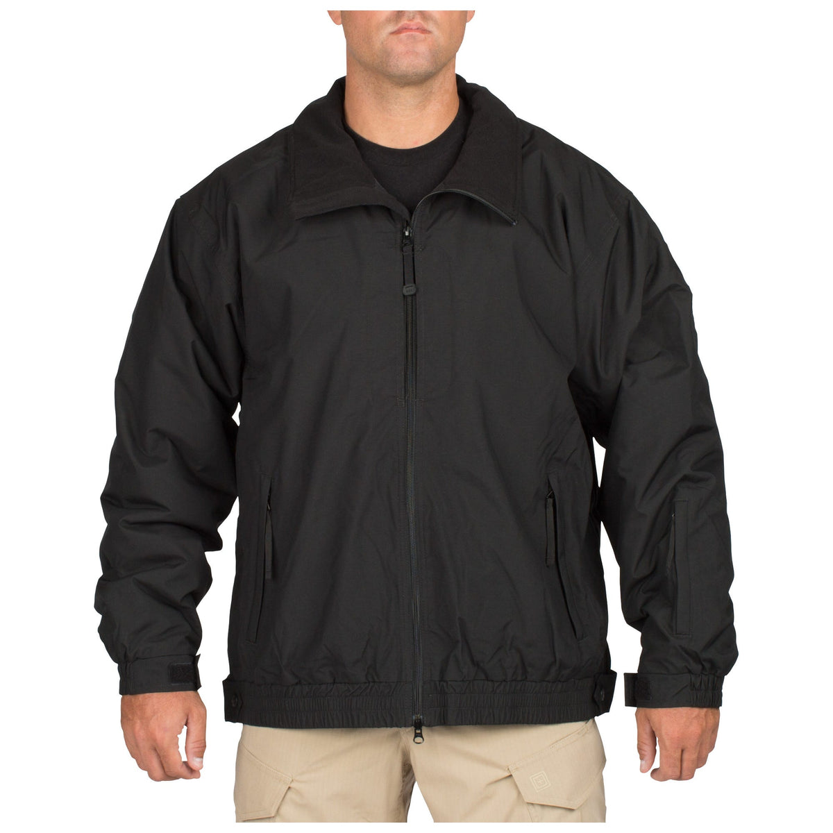 5.11 Tactical Big Horn Jacket Black med fickor och sidodragkedjor