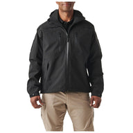 5.11 Sabre Jacket 2.0 i Black med avtagbar huva.