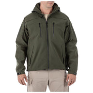5.11 Sabre Jacket 2.0 i Moss med avtagbar huva.