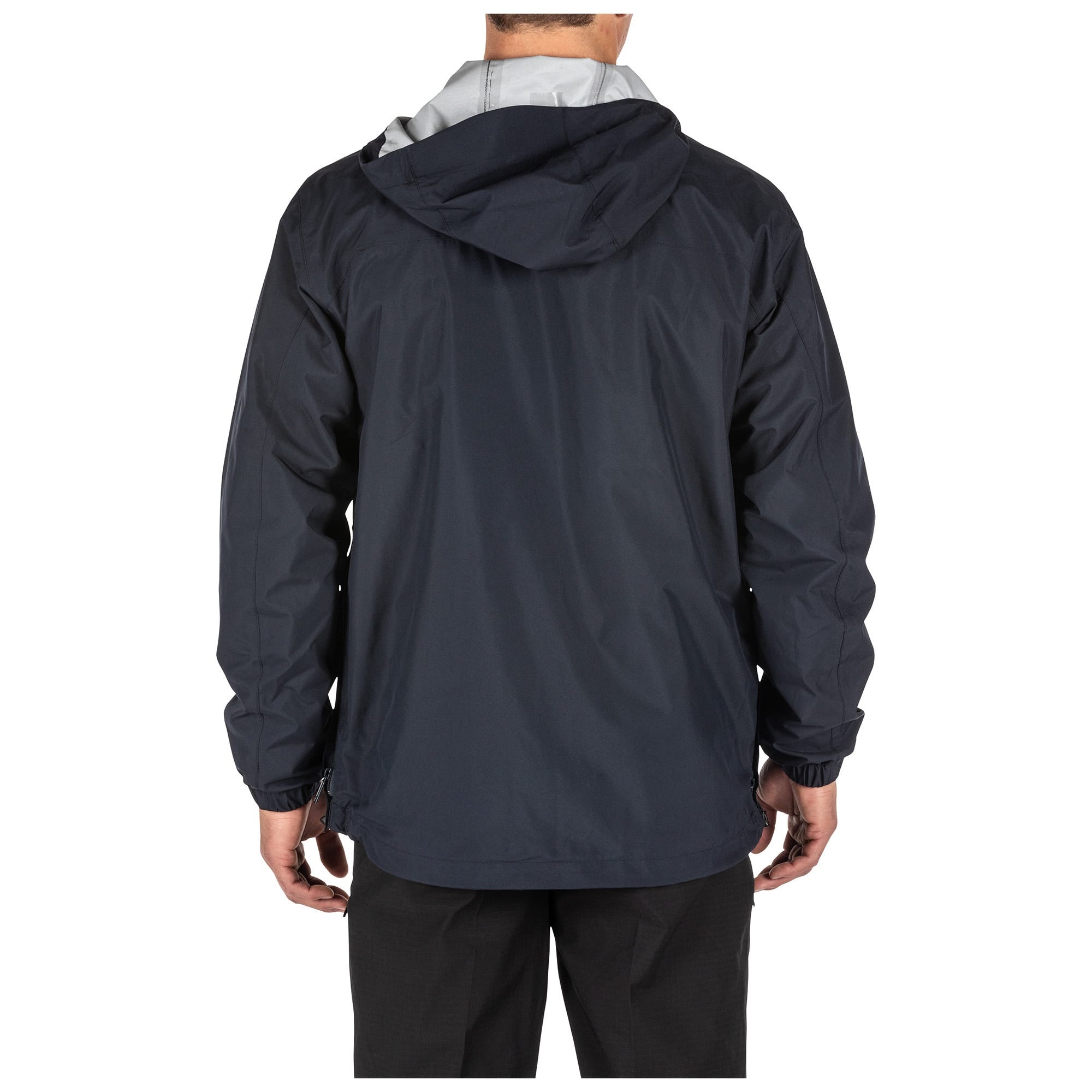 5.11 Duty Rain Shell regnjacka i Dark Navy sedd framifrån