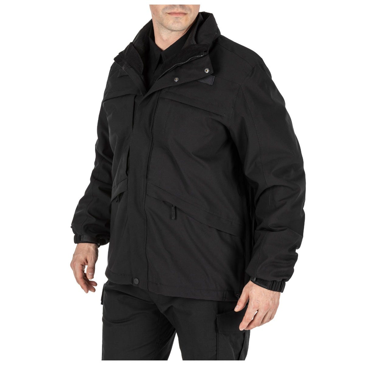 5.11 Tactical 3-IN-1 Parka 2.0 Black, 3-i-1-parka med fleecefoder