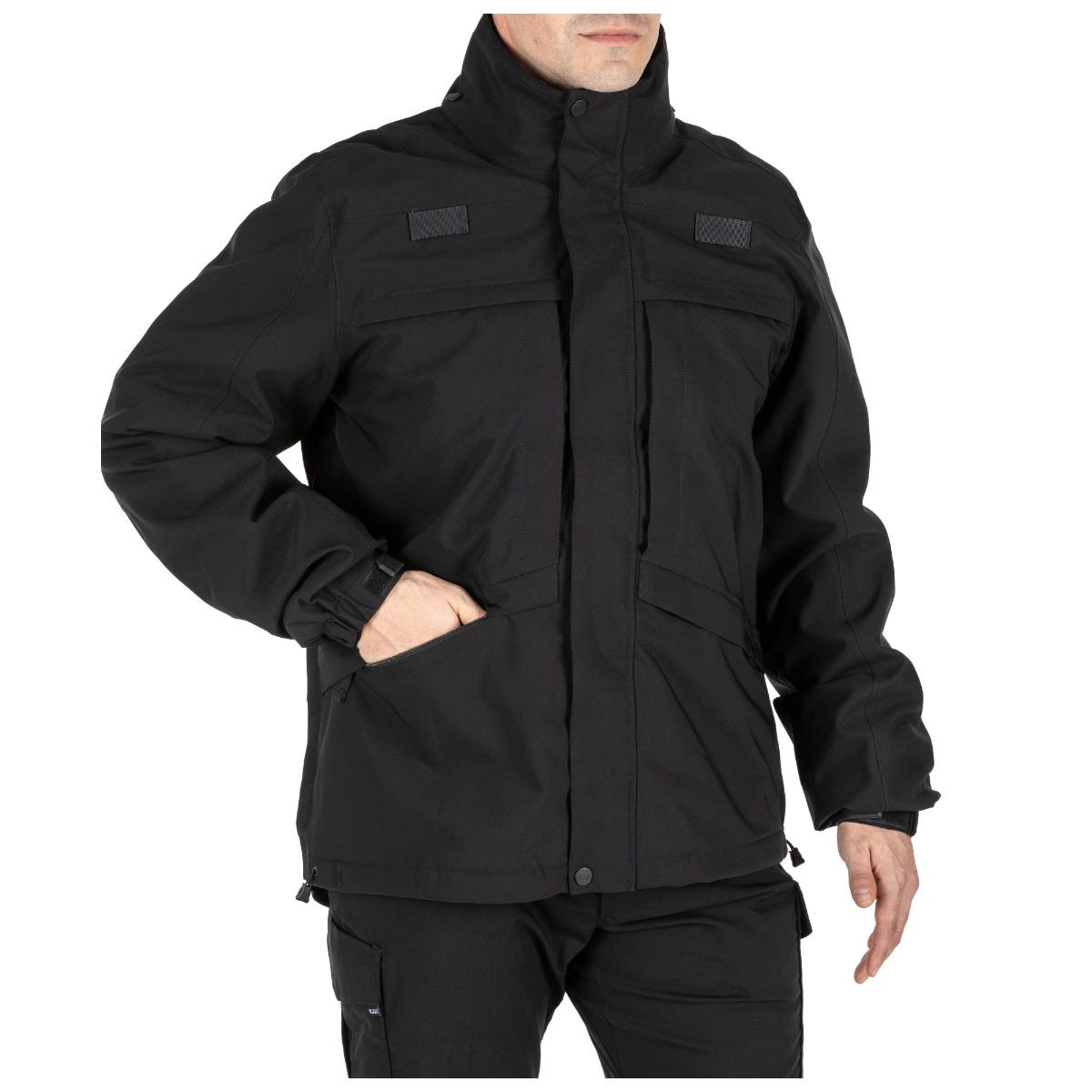 5.11 Tactical 3-IN-1 Parka 2.0 Black, 3-i-1-parka med fleecefoder