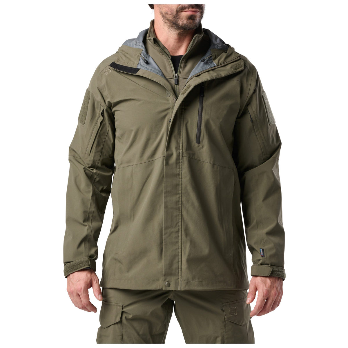 5.11 Force Rainshell Jacket regnjacka i Ranger Green