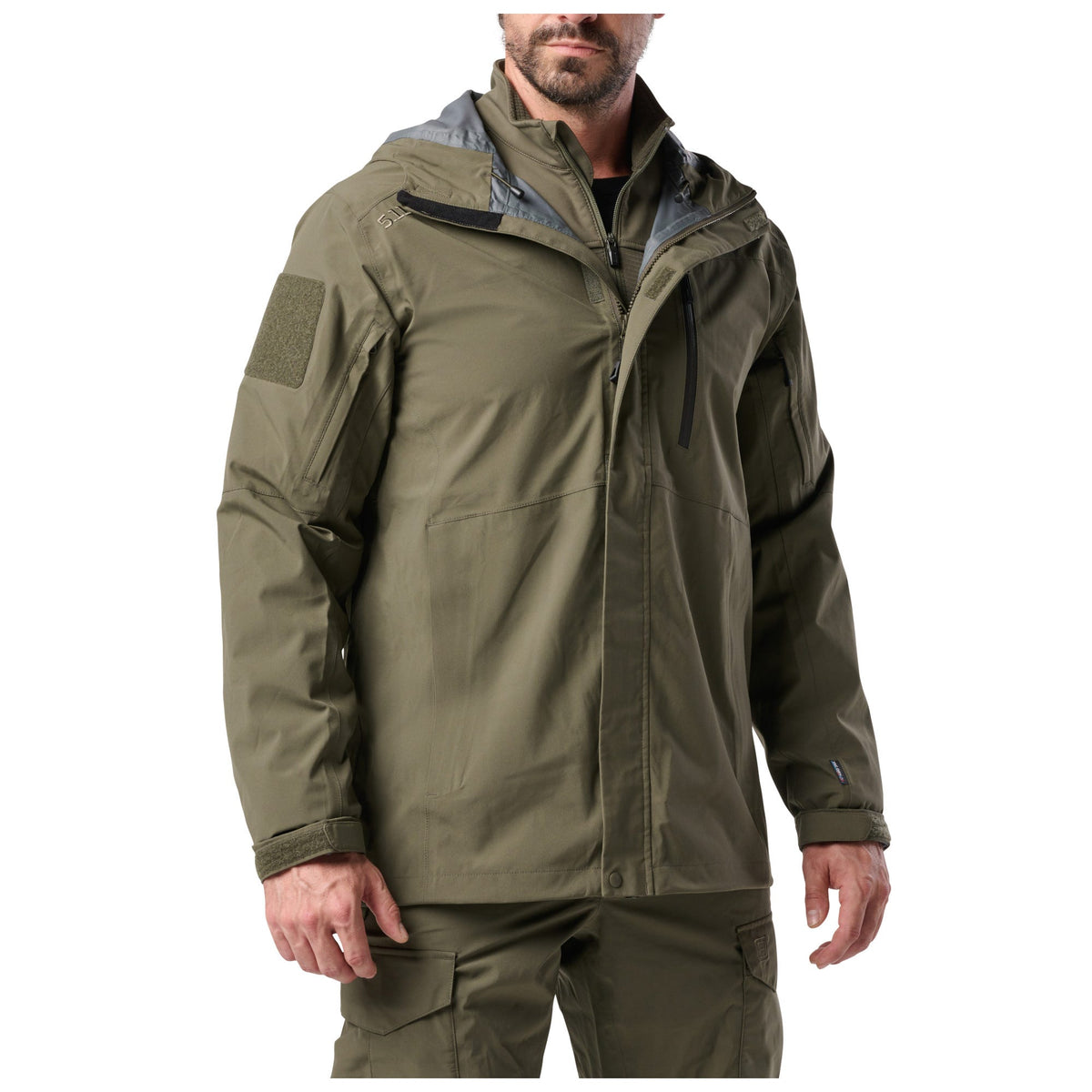5.11 Force Rainshell Jacket regnjacka i Ranger Green