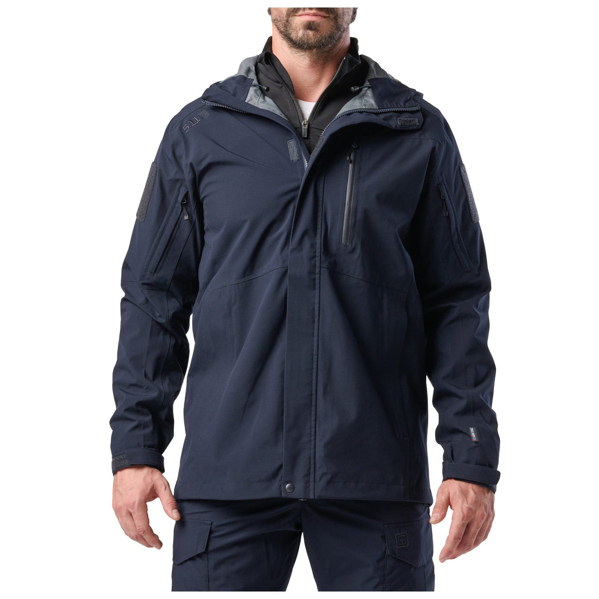 5.11 Force Rainshell Jacket regnjacka i Dark Navy