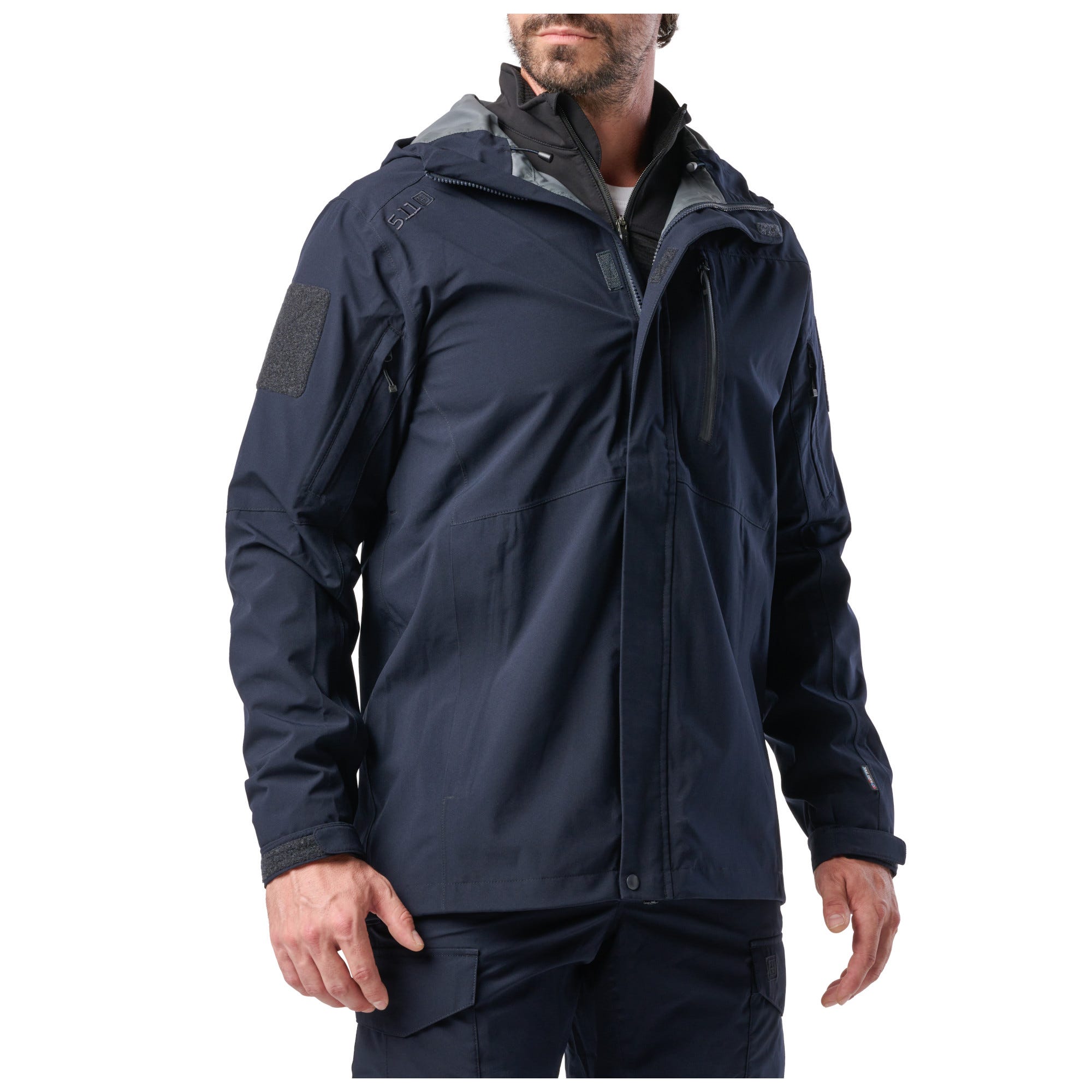 5.11 Force Rainshell Jacket regnjacka i Dark Navy