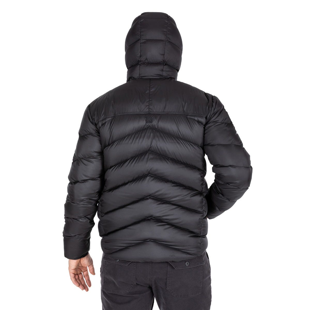 5.11 Acadia Down Jacket dunjacka i Black med huva och fickor