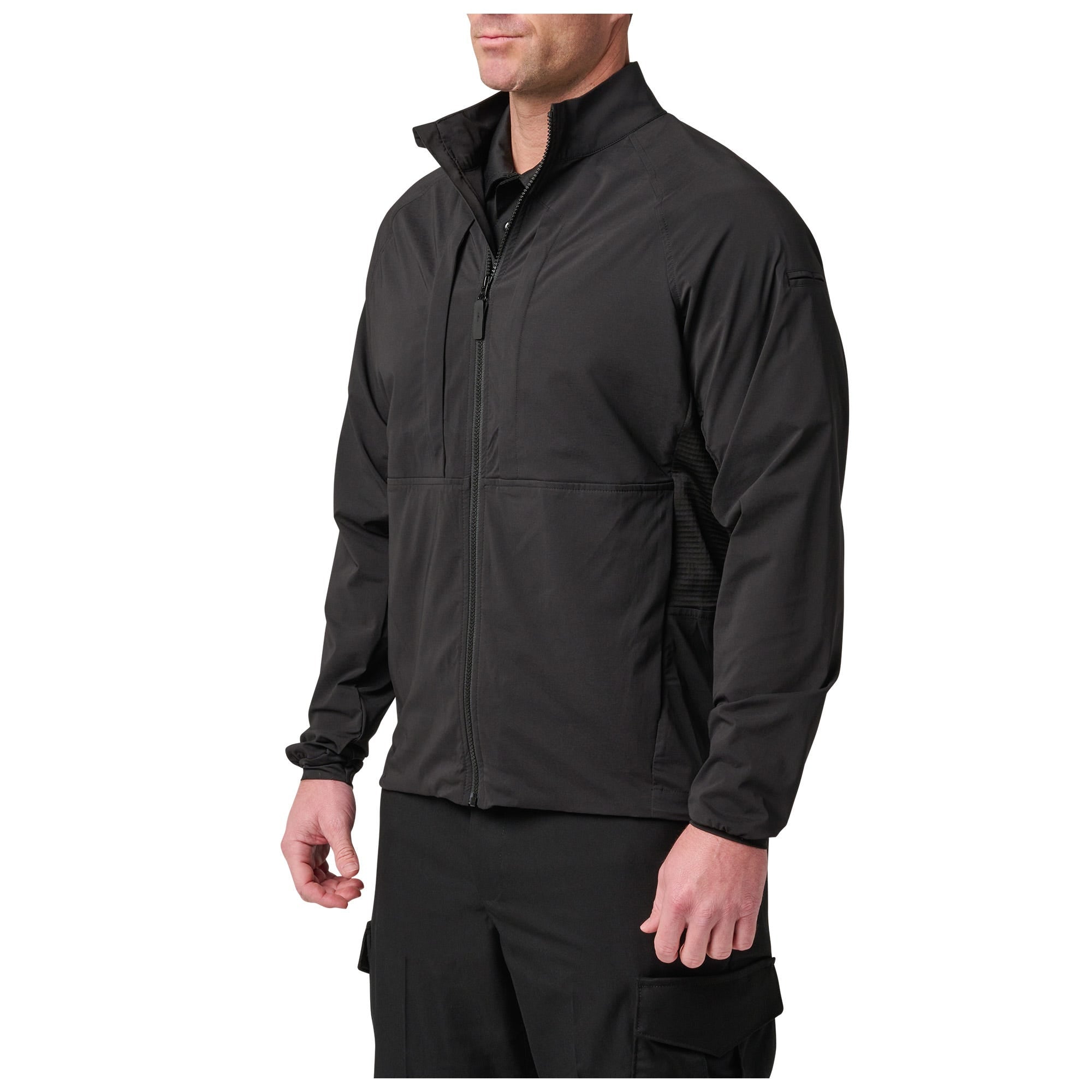 5.11 LT Stretch Windshell Jacket i Black, lätt stretchig vindjacka