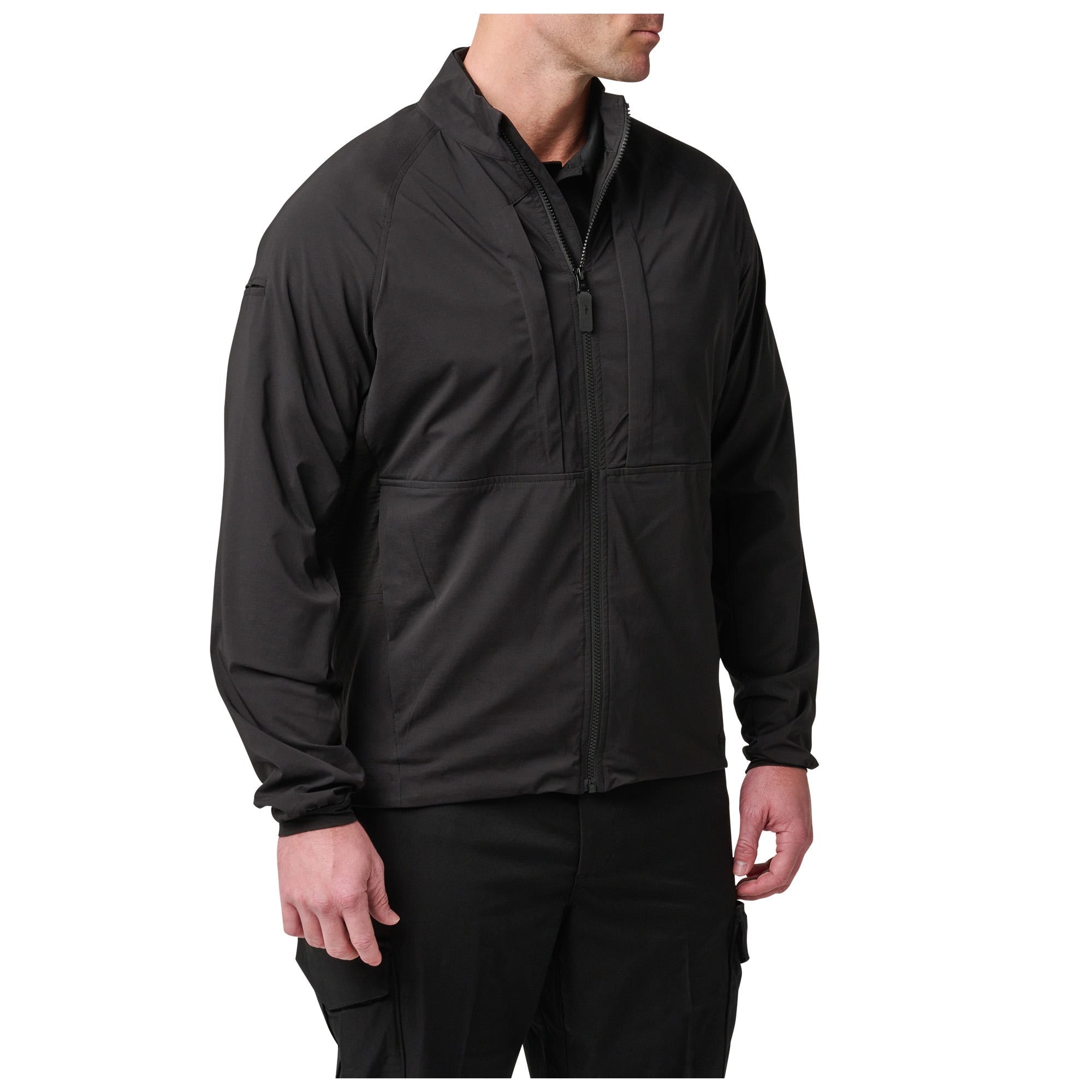 5.11 LT Stretch Windshell Jacket i Black, lätt stretchig vindjacka