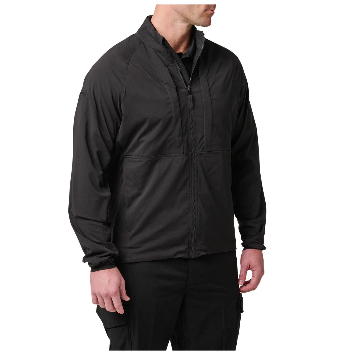 5.11 LT Stretch Windshell Jacket i Black, lätt stretchig vindjacka