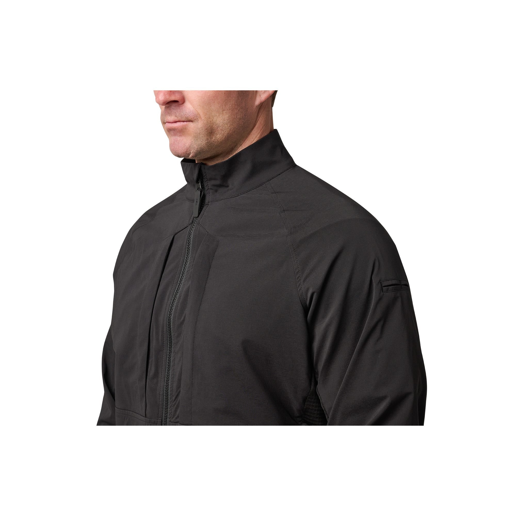 5.11 LT Stretch Windshell Jacket i Black, lätt stretchig vindjacka