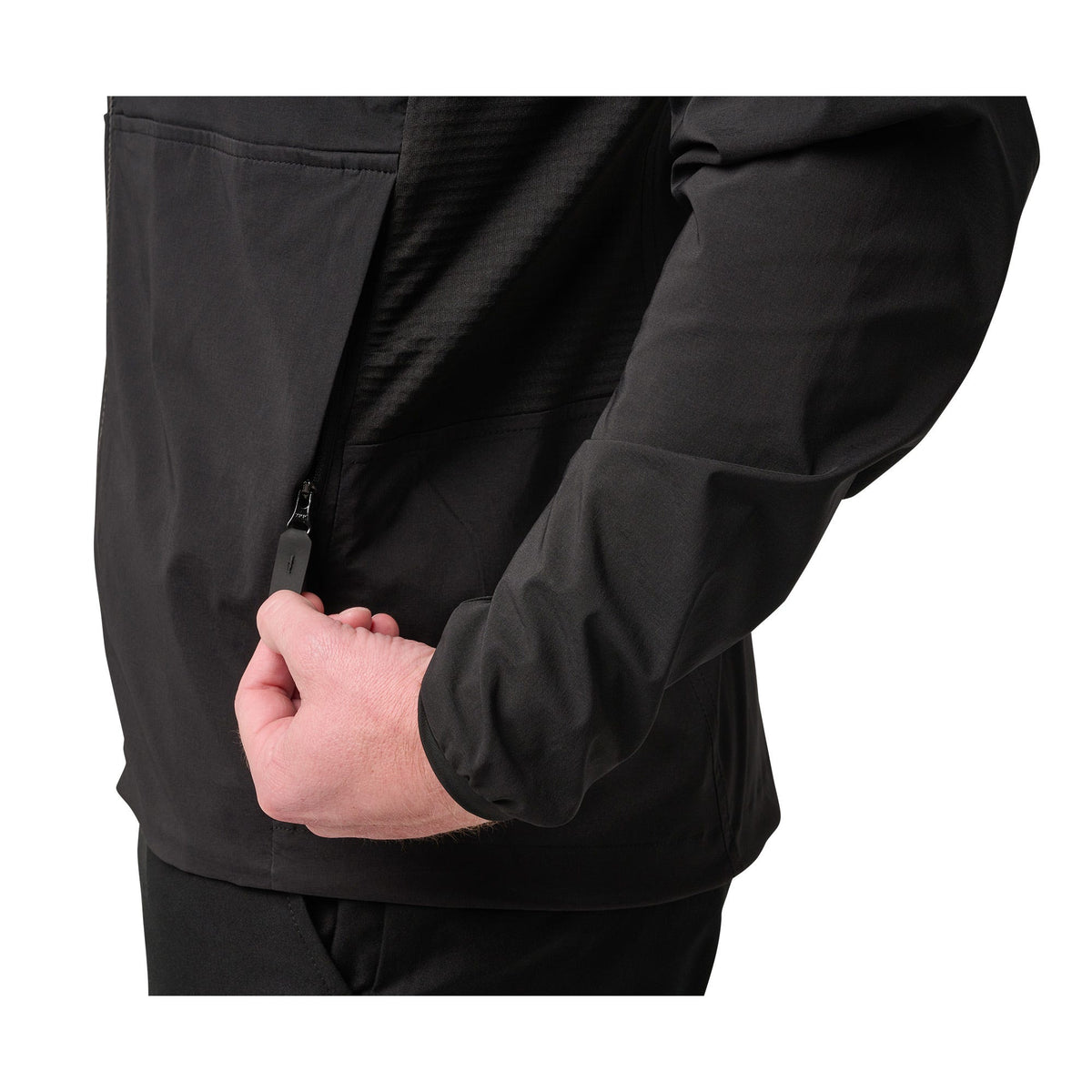 5.11 LT Stretch Windshell Jacket i Black, lätt stretchig vindjacka