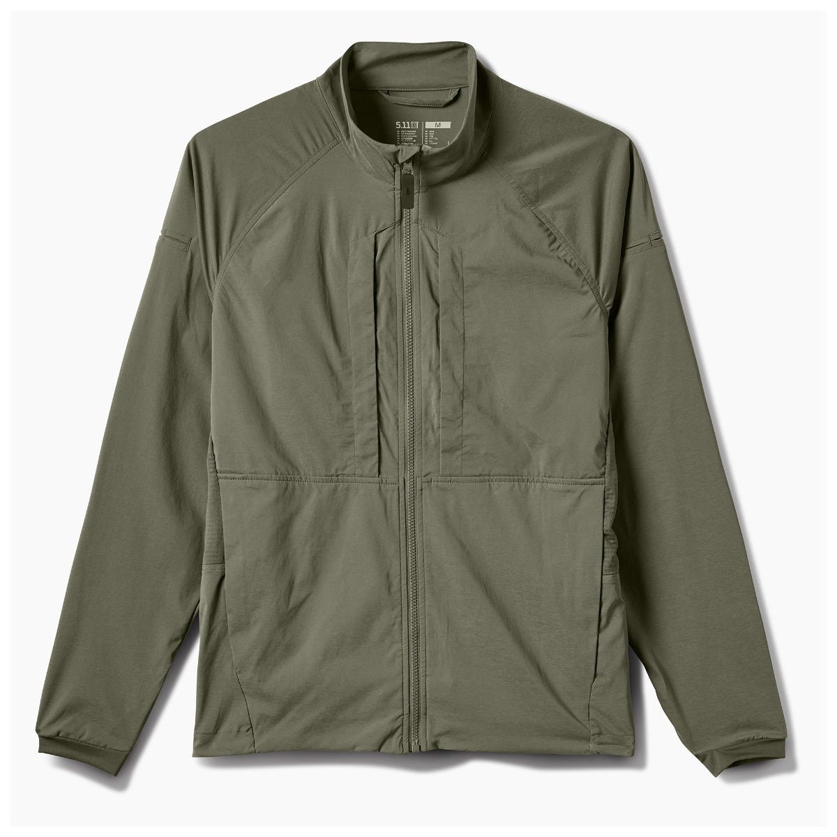 5.11 LT Stretch Windshell Jacket i Ranger Green, lätt stretchig vindjacka