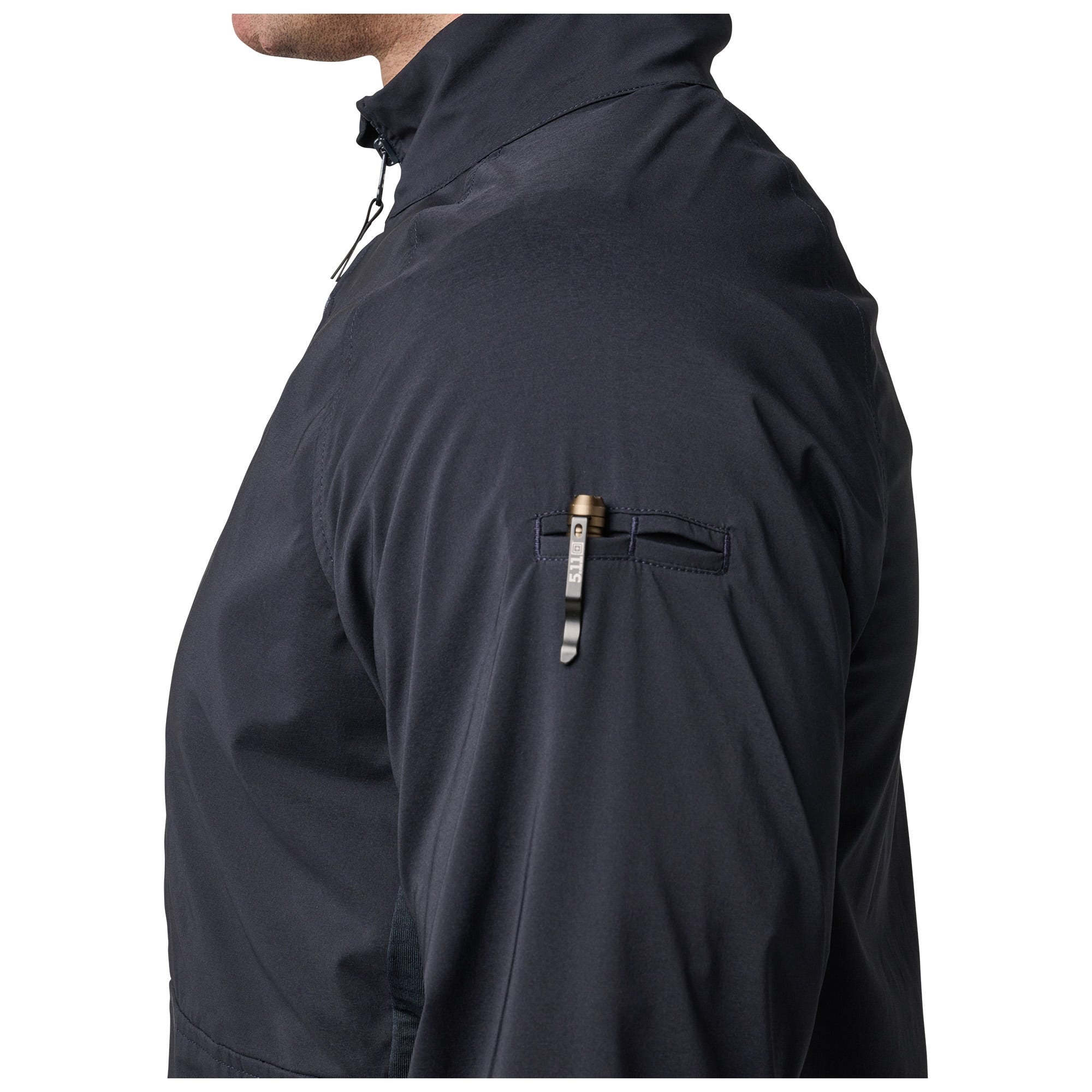 5.11 LT Stretch Windshell Jacket i Dark Navy, lätt stretchig vindjacka