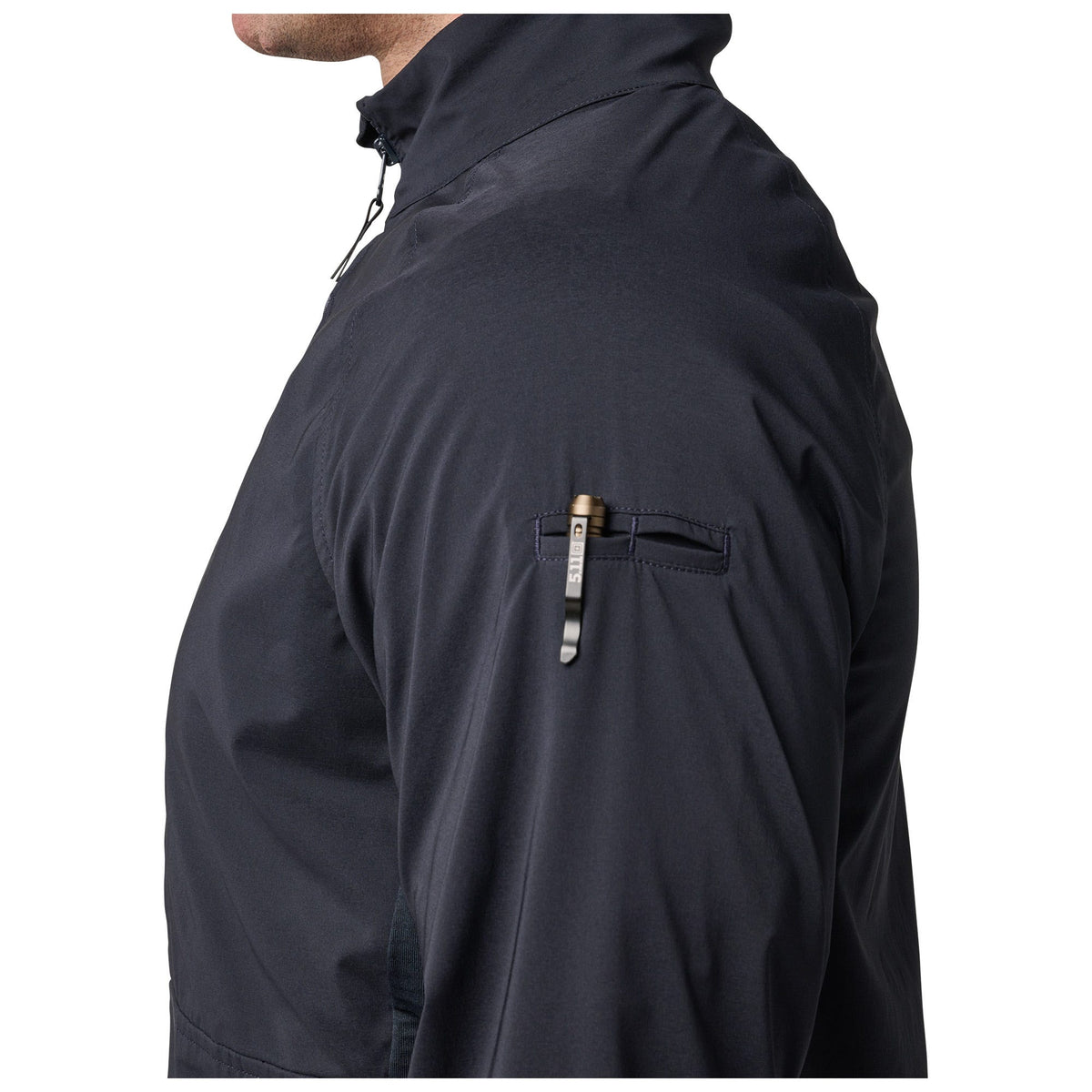 5.11 LT Stretch Windshell Jacket i Dark Navy, lätt stretchig vindjacka