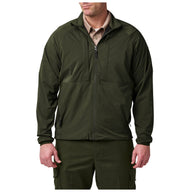 5.11 LT Stretch Windshell Jacket i Sheriff Green, lätt stretchig vindjacka